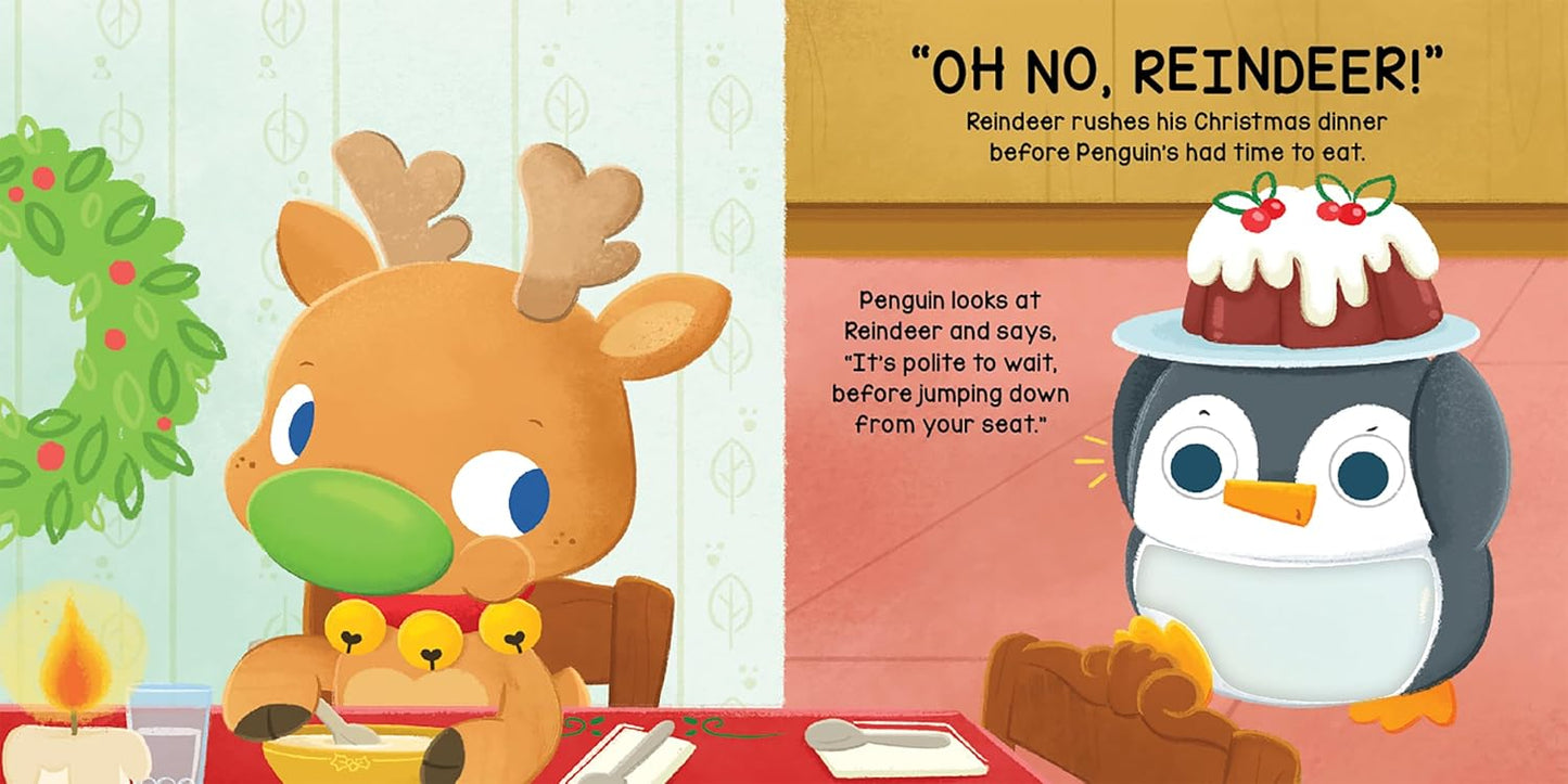 little hippo books holiday christmas touch and feel storybook for toddlers with reindeer