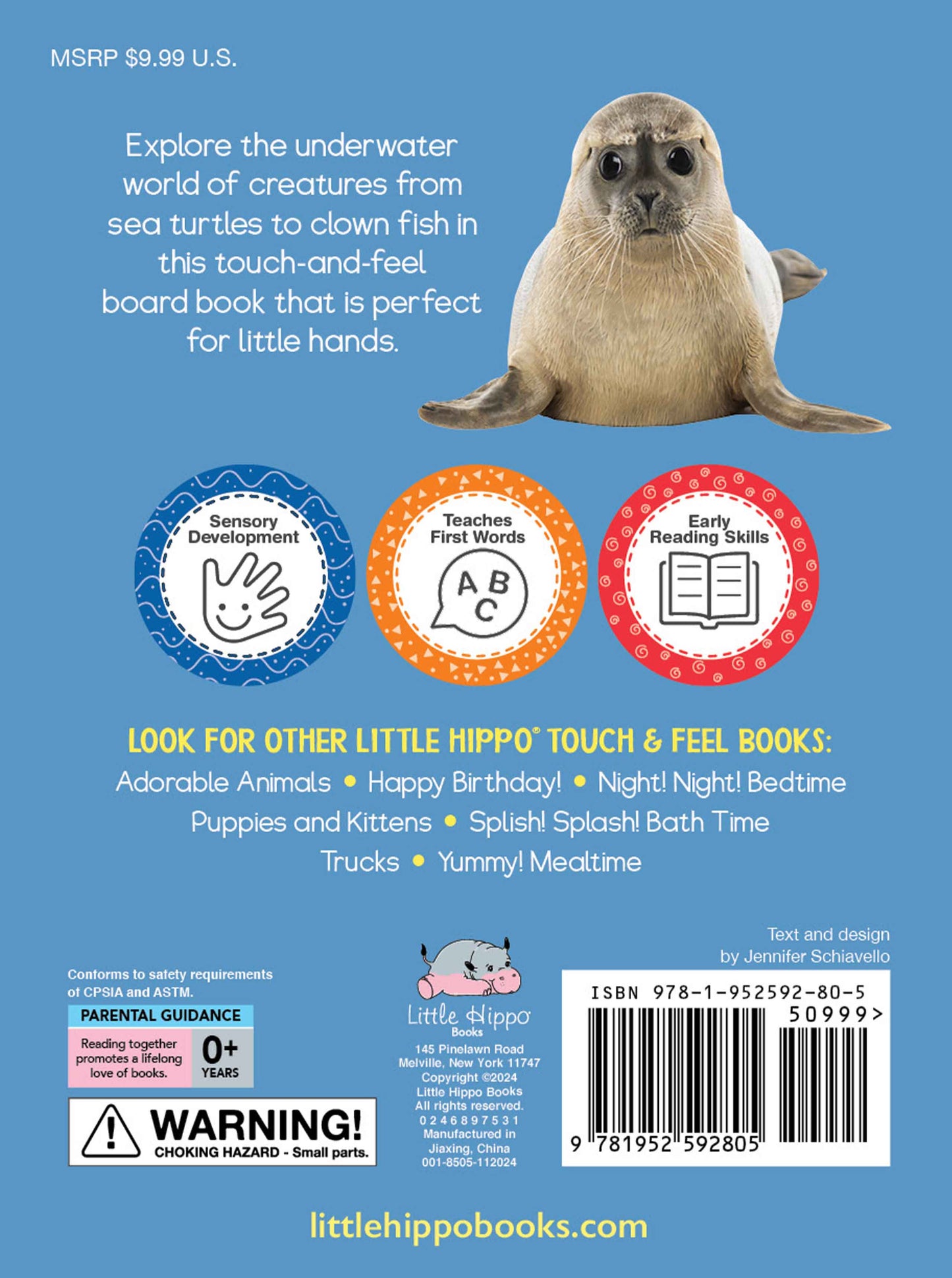 Touch and Fell Ocean Friends by Little Hippo Books