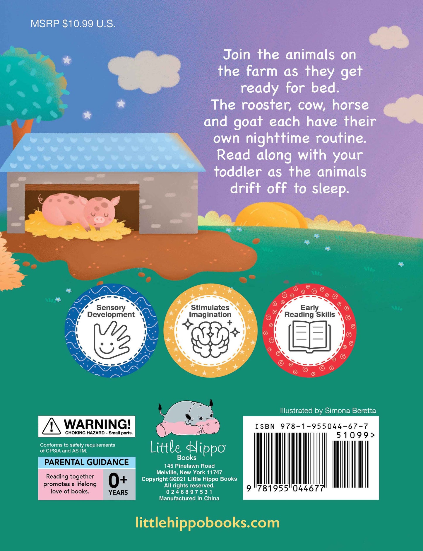 little hippo books pasture bedtime farm bedtime sequin story for toddlers