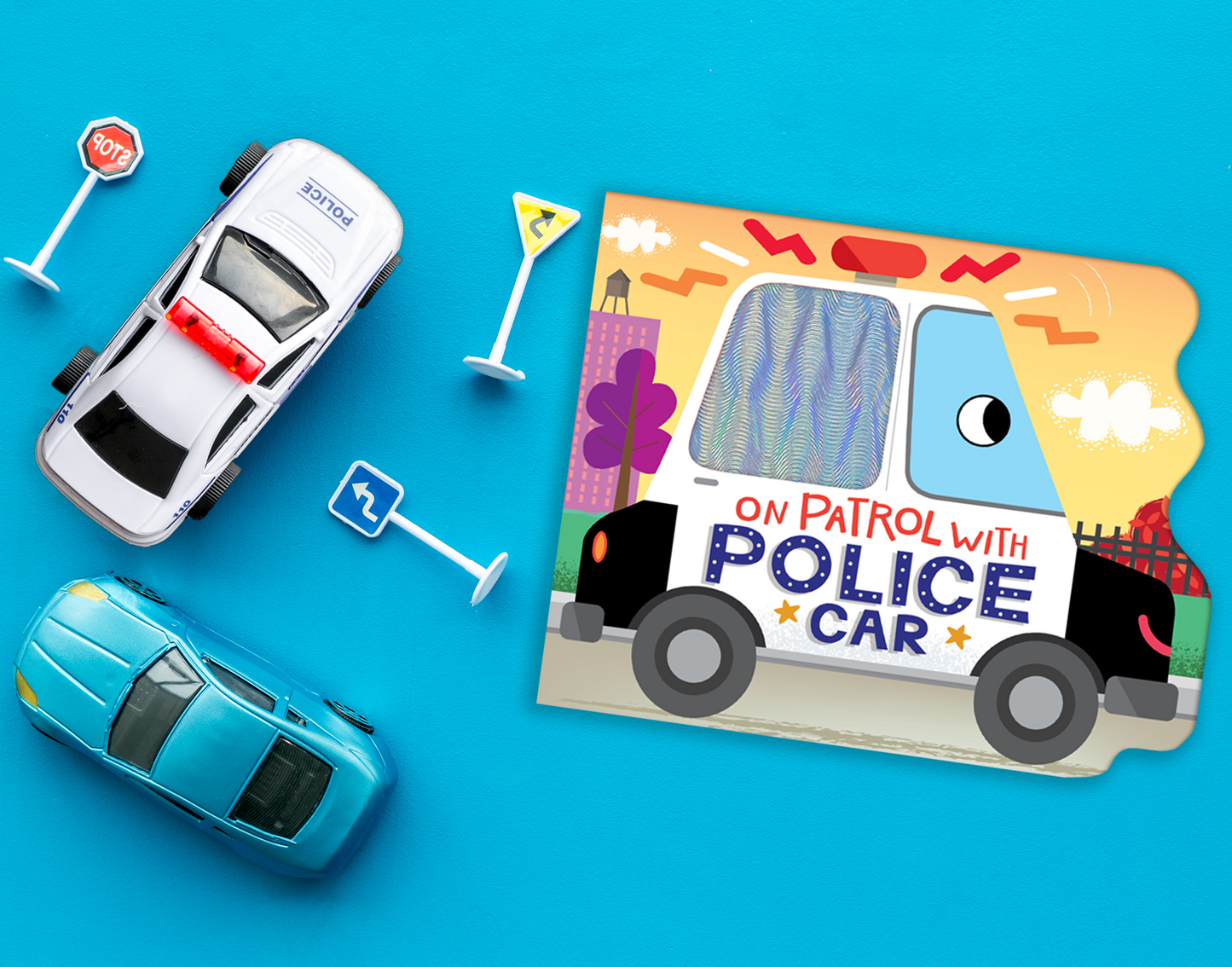 little hippo books touch and feel police car
