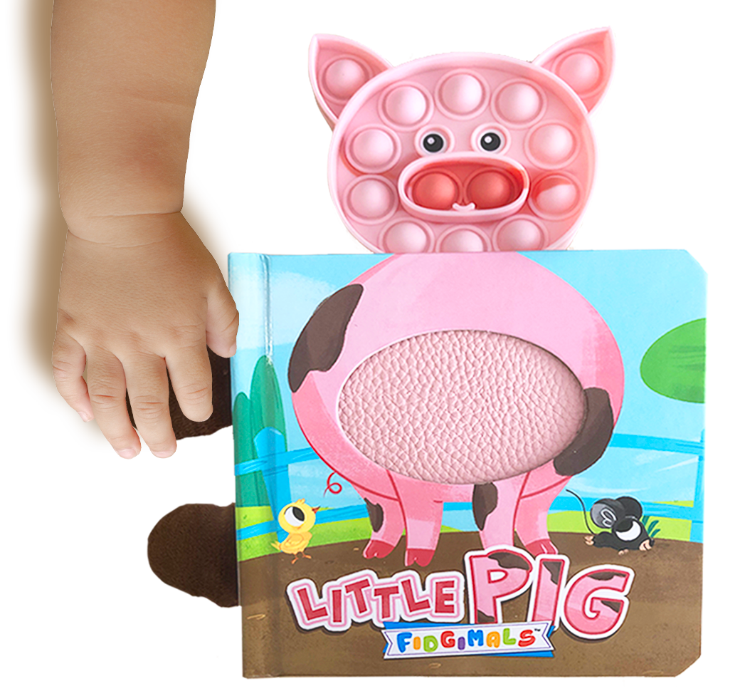 little hippo books fidget sensory friend fidgimals little pig