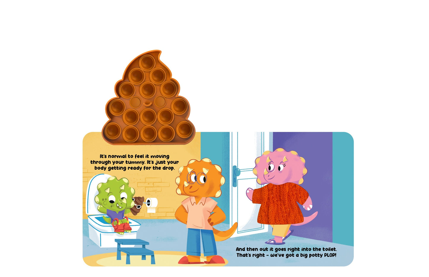 little hippo books poop fidgimal sensory books for toddlers