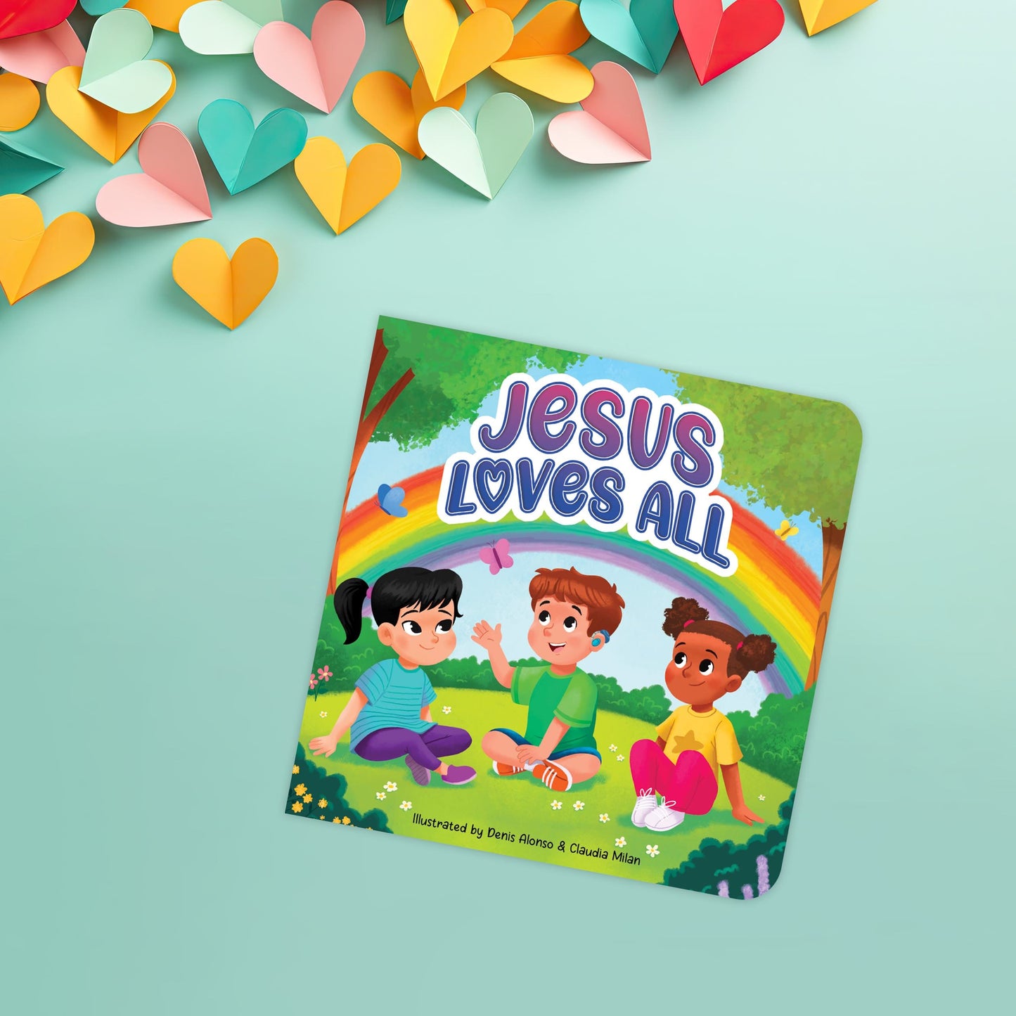 little hippo books jesus loves all religious board book for toddlers