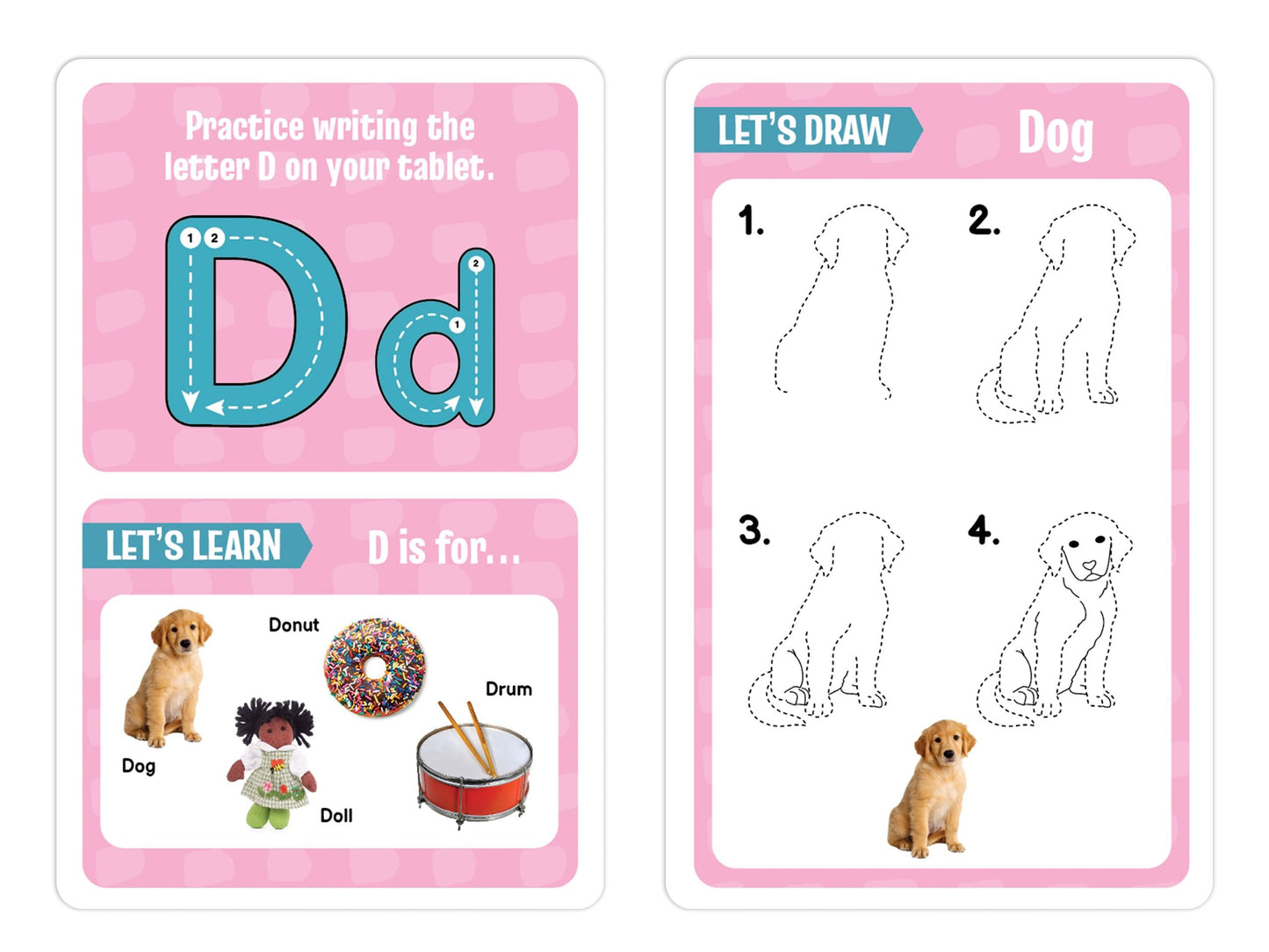 little hippo books learn and draw tablet to learn the alphabet ABCs for toddlers