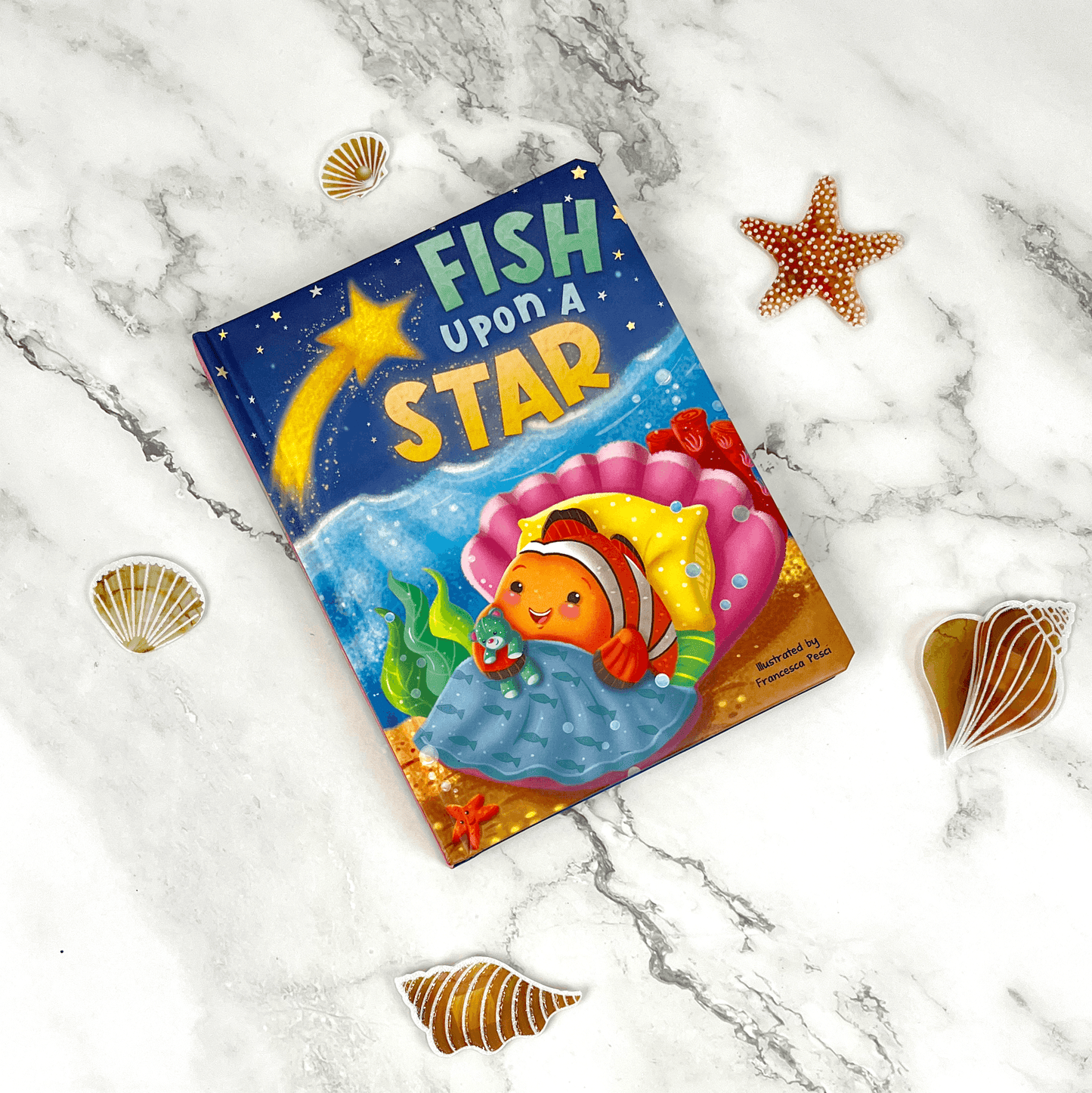 little hippo books fish upon a star bedtime padded board book