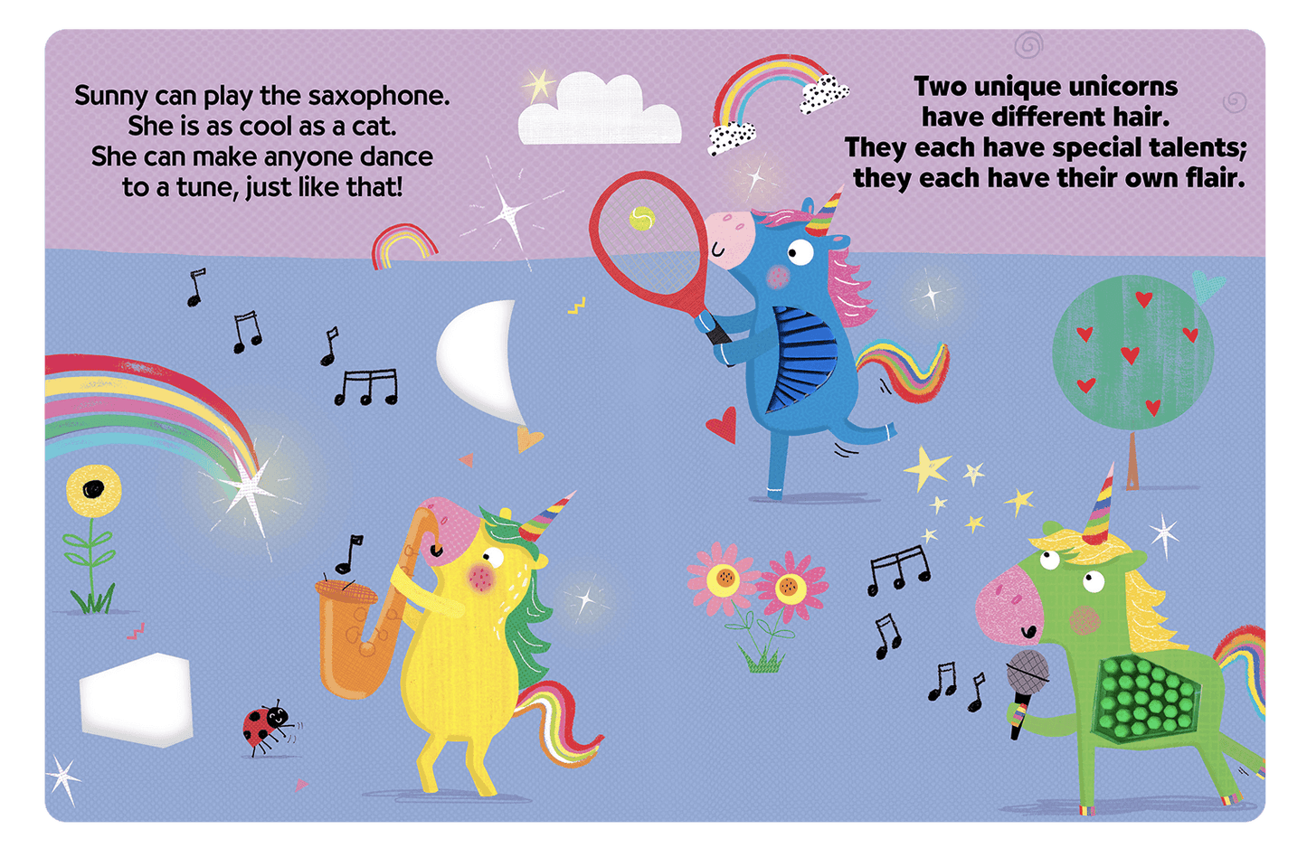 Little Hippo Books Five Unique Unicorns