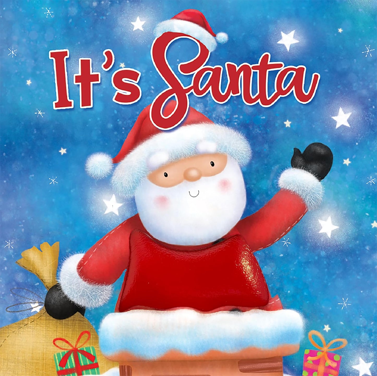 little hippo books it's santa holiday christmas touch and feel storybook for toddlers