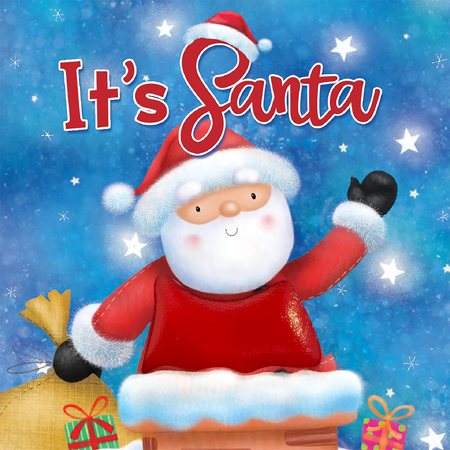 little hippo books it's santa holiday christmas touch and feel storybook for toddlers