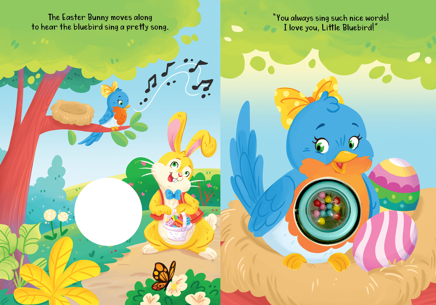 little hippo books rattle and read easter bunny love