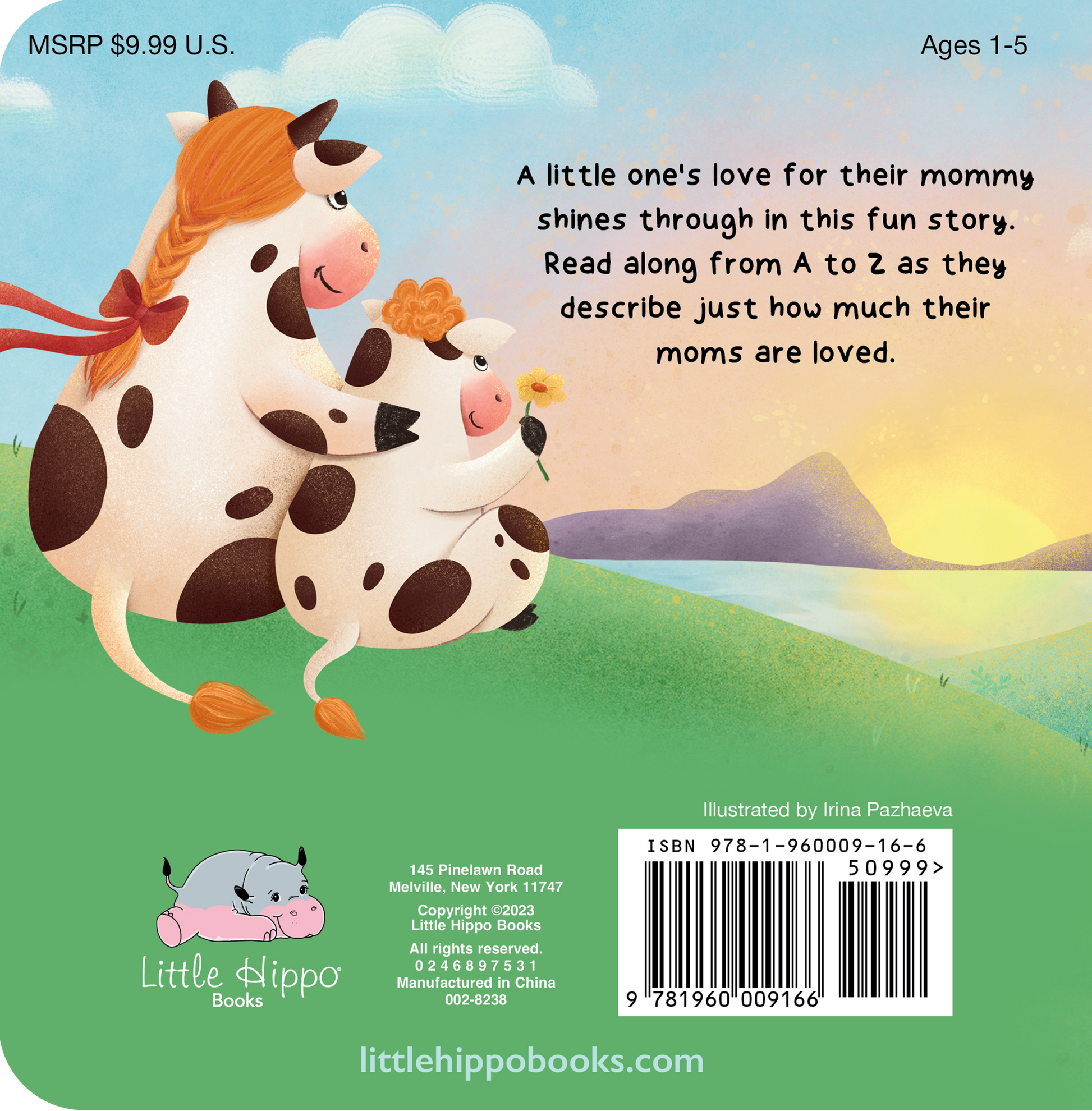 little hippo books i love you mommy abc family love bedtime learning