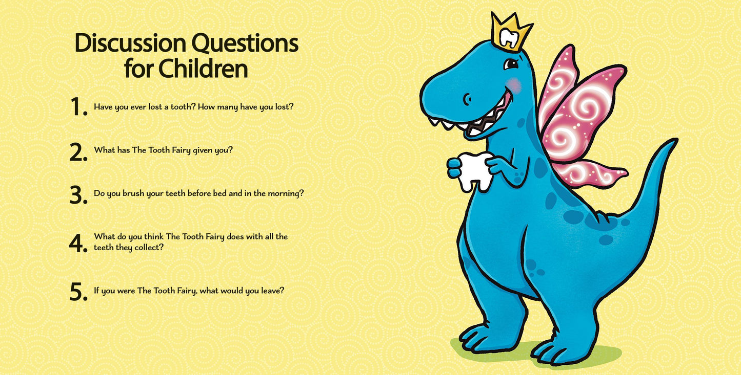 little hippo books picture book for children dinosaur t-rex tooth fairy life lessons