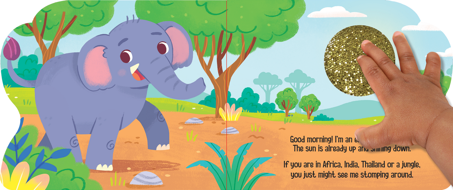 little hippo books touch and feel elephant