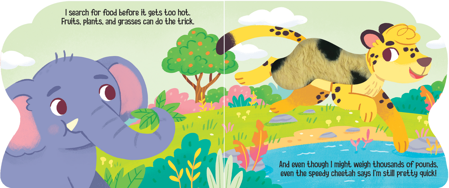little hippo books touch and feel elephant