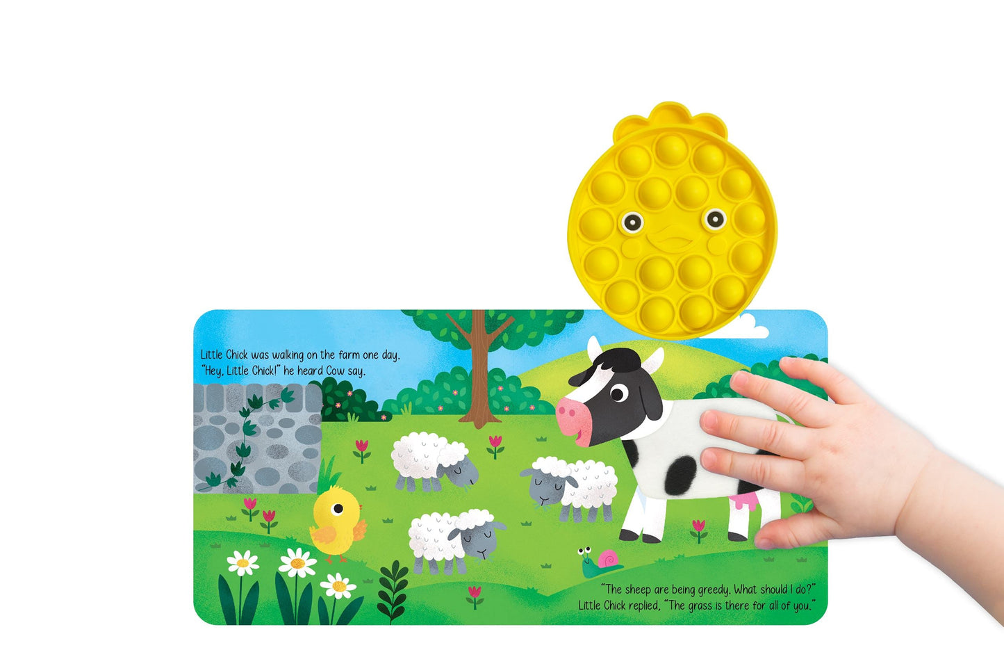 little hippo books chick sensory fidget friend for toddlers