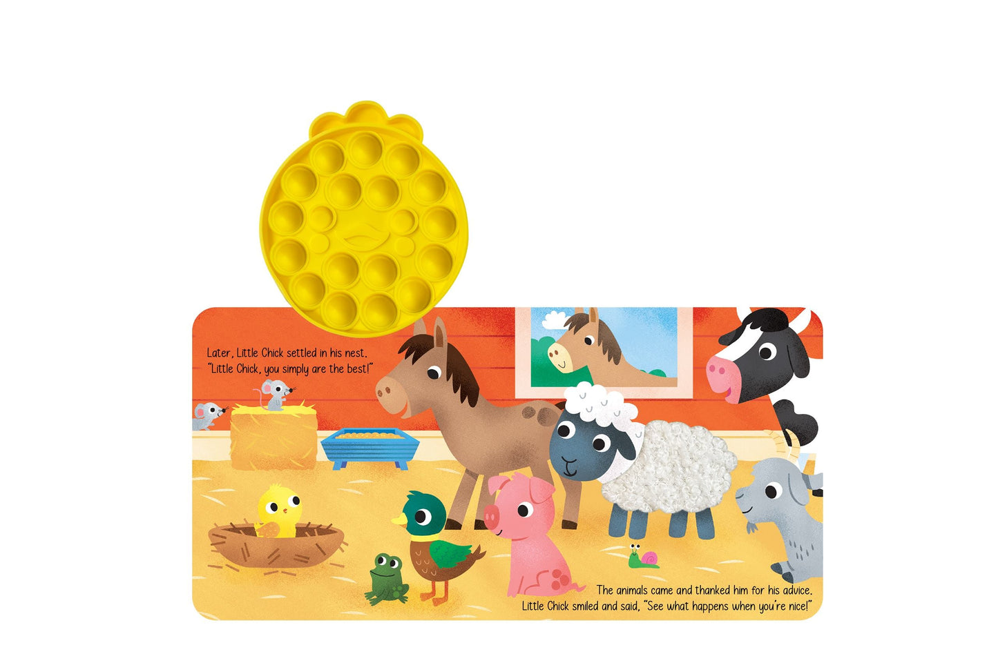 little hippo books chick sensory fidget friend for toddlers