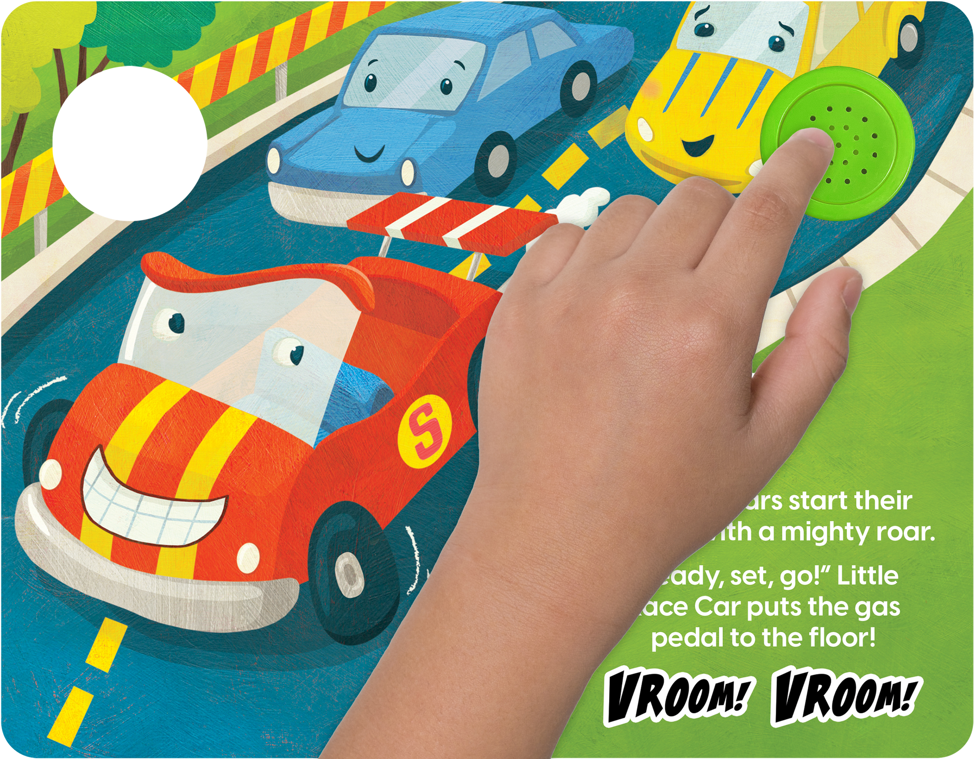 little hippo books race car vehicle sound books for toddlers