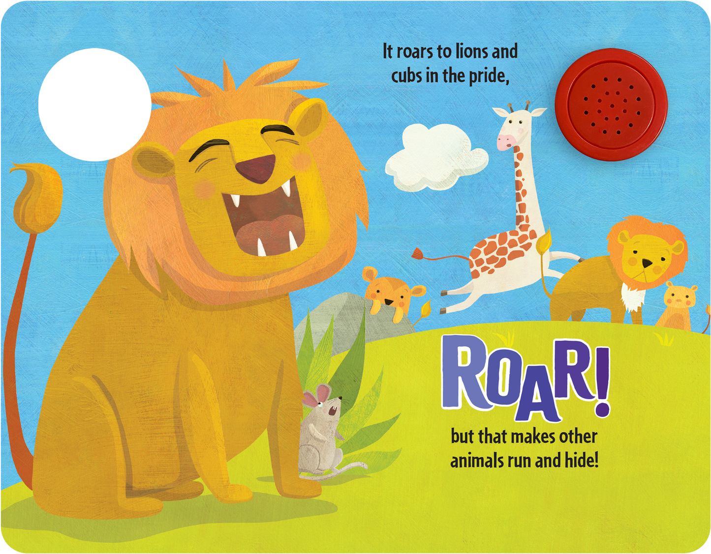 little hippo books novelty sound jungle lion for toddlers