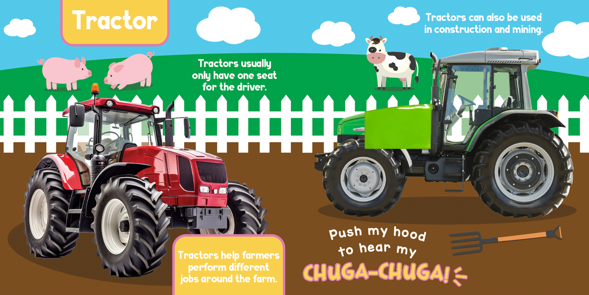 little hippo books vehicles on the go touch and feel book with sound for toddlers