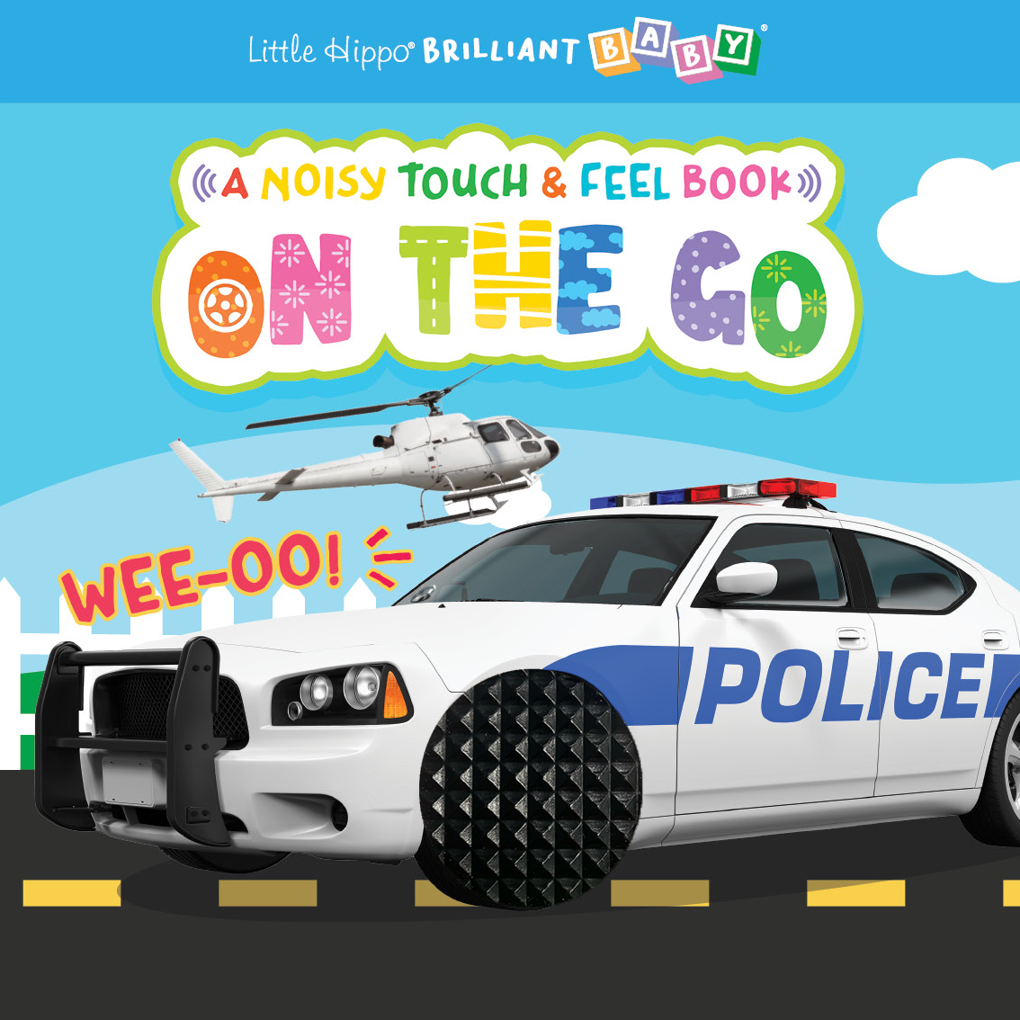 little hippo books vehicles on the go touch and feel book with sound for toddlers