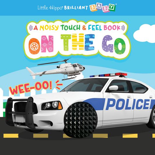 little hippo books vehicles on the go touch and feel book with sound for toddlers