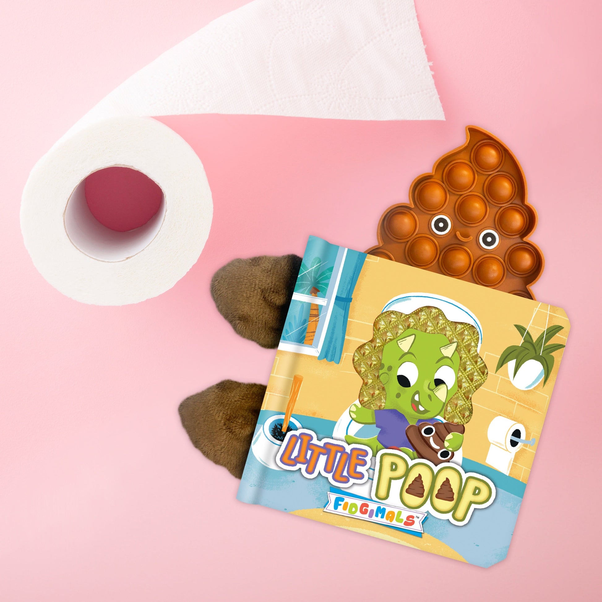 little hippo books poop fidgimal sensory books for toddlers