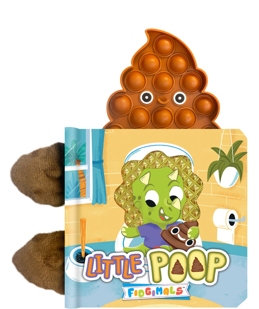 little hippo books poop fidgimal sensory books for toddlers
