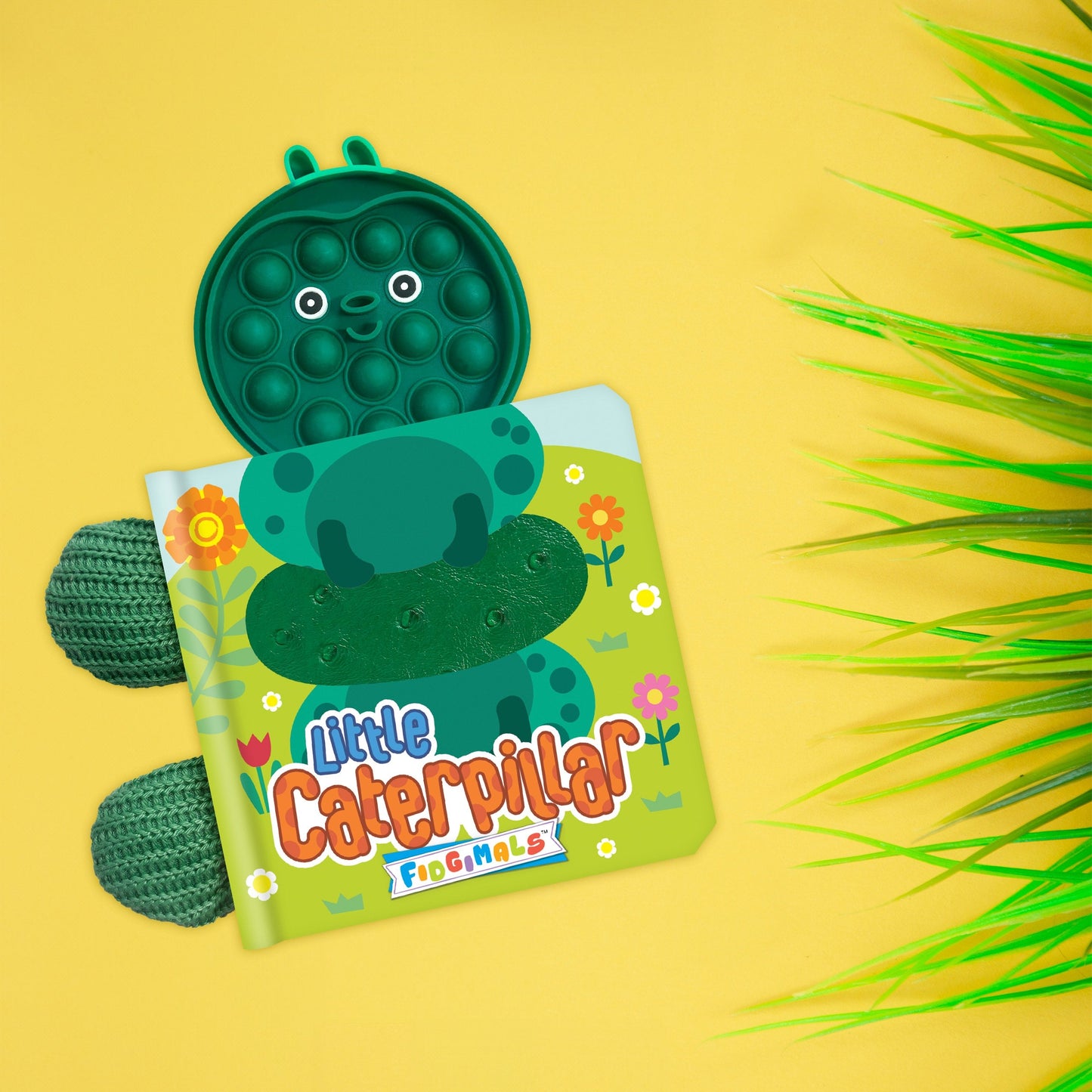 little hippo books caterpillar fidgimal sensory fidget friend for toddlers