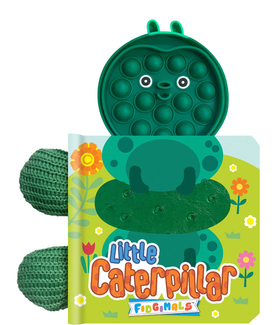 little hippo books caterpillar fidgimal sensory fidget friend for toddlers