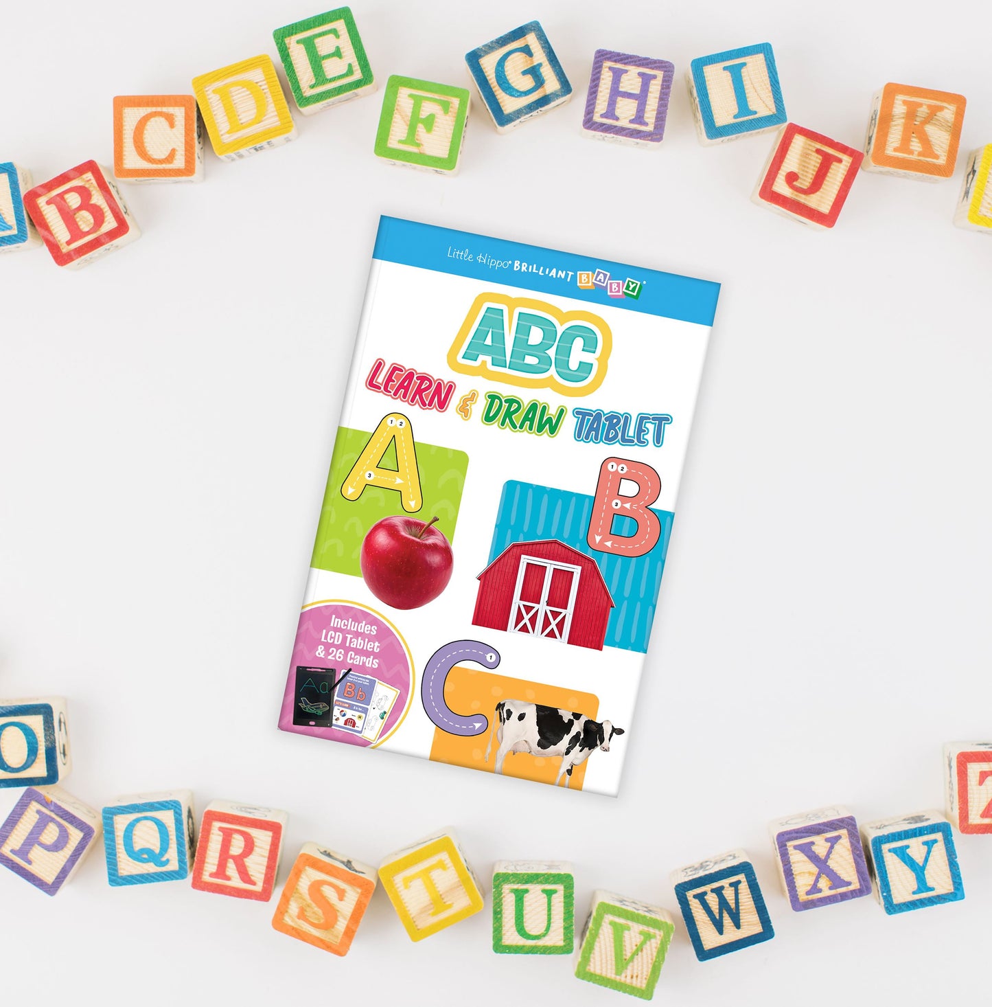 little hippo books learn and draw tablet to learn the alphabet ABCs for toddlers