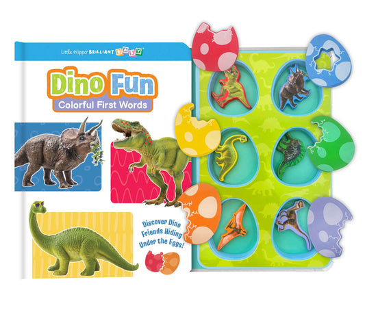 little hippo books dino fun learning colors and first words for toddlers