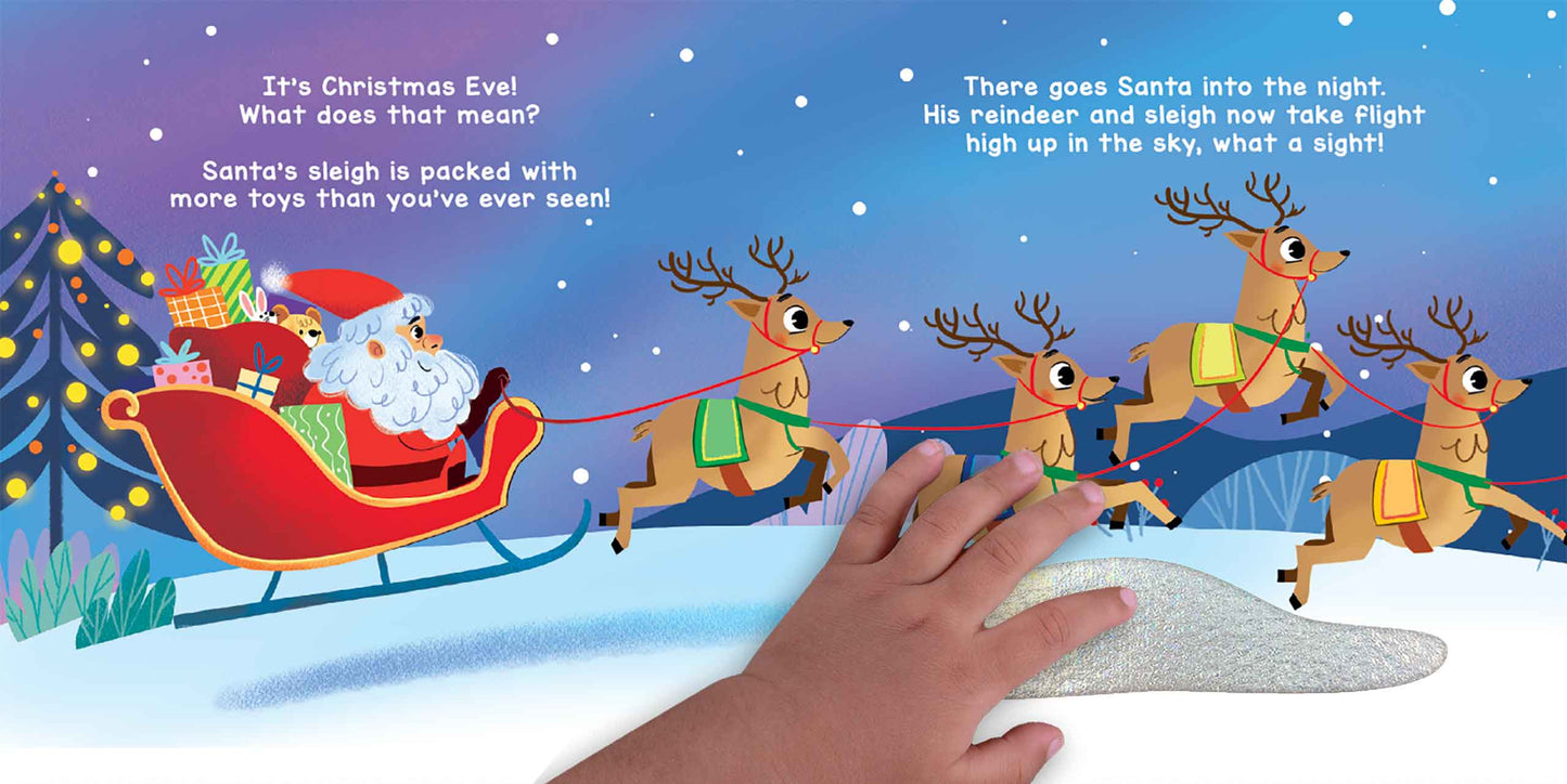 little hippo books holidays with santa's sleigh touch and feel christmas for toddlers