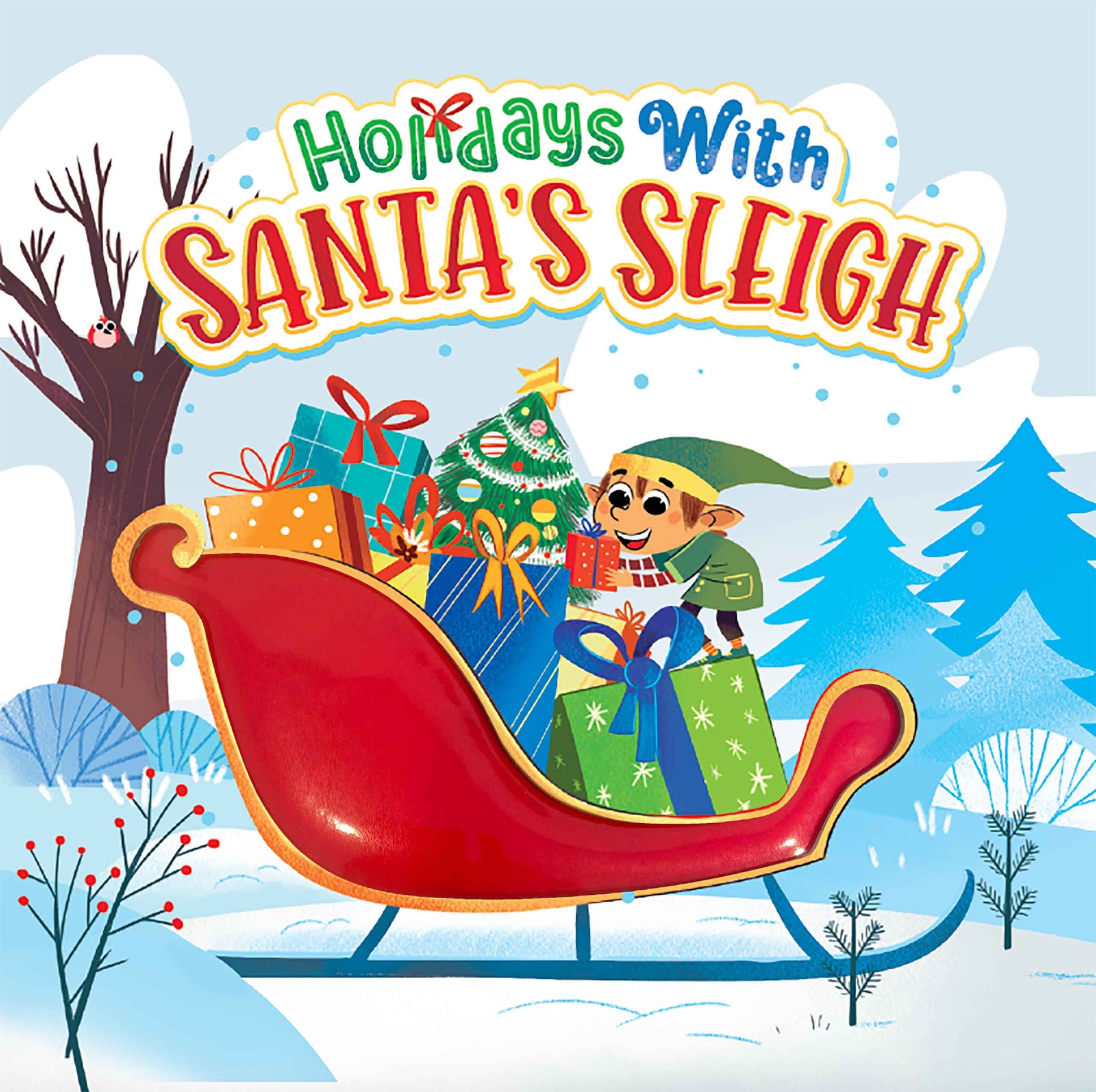 little hippo books holidays with santa's sleigh touch and feel christmas for toddlers
