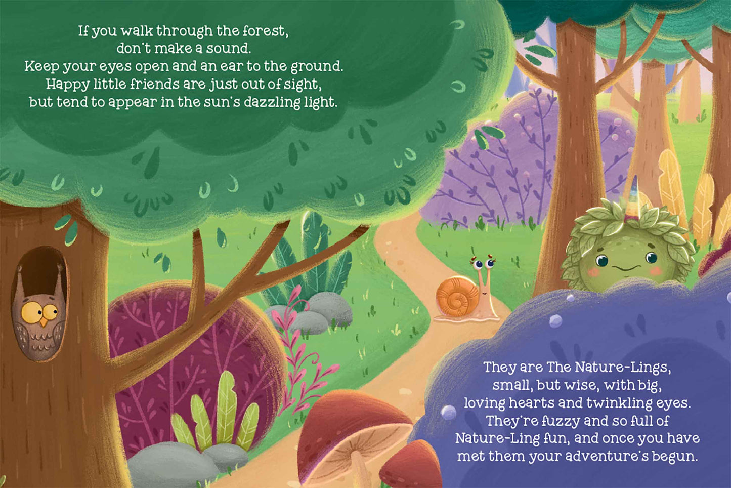 little hippo books albi & beki meet the nature-lings storybook for toddlers