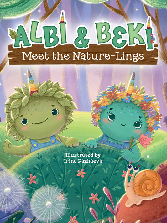 little hippo books albi & beki meet the nature-lings storybook for toddlers