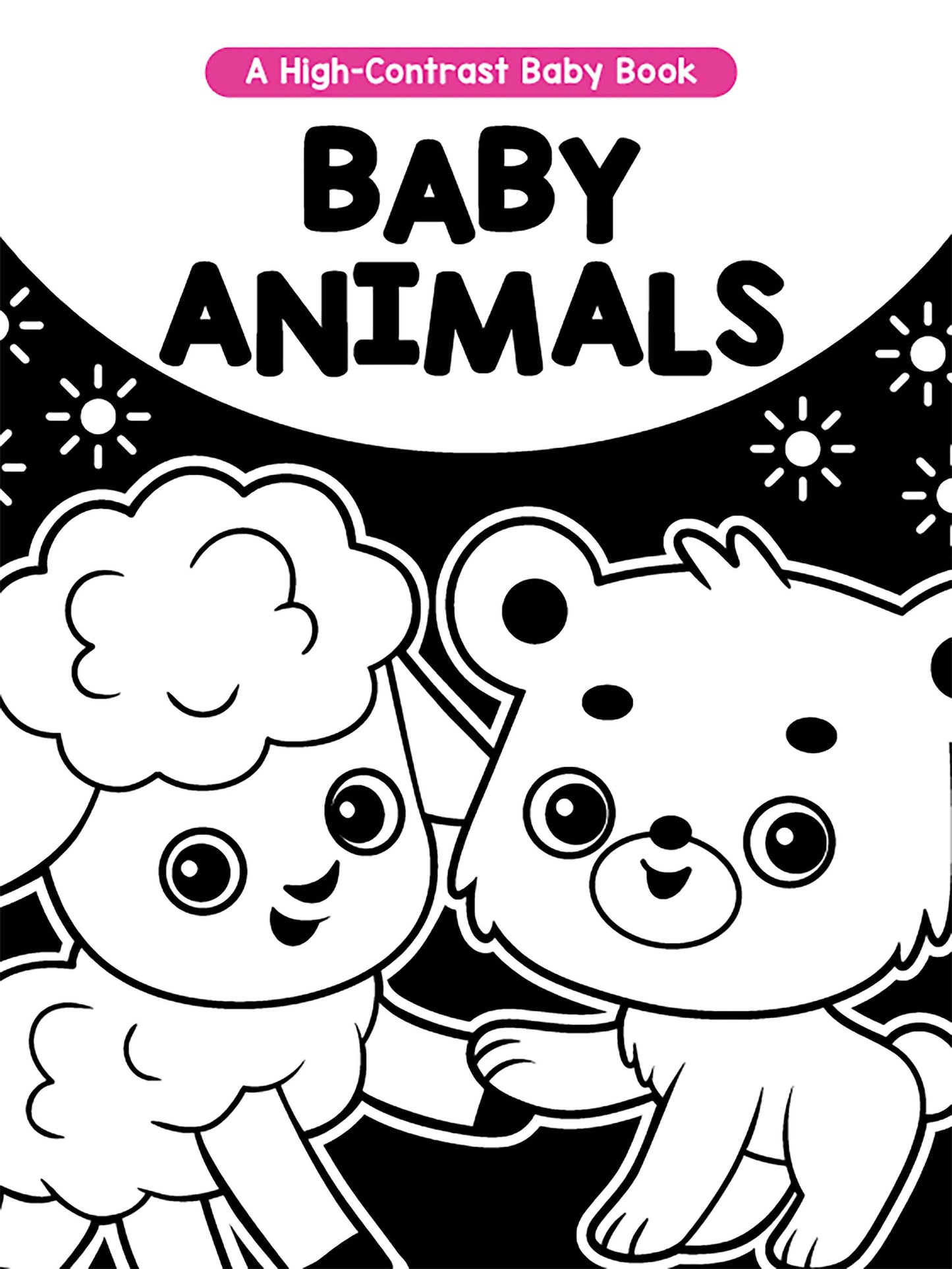 little hippo books baby animals in high contrast colors storybook for toddlers