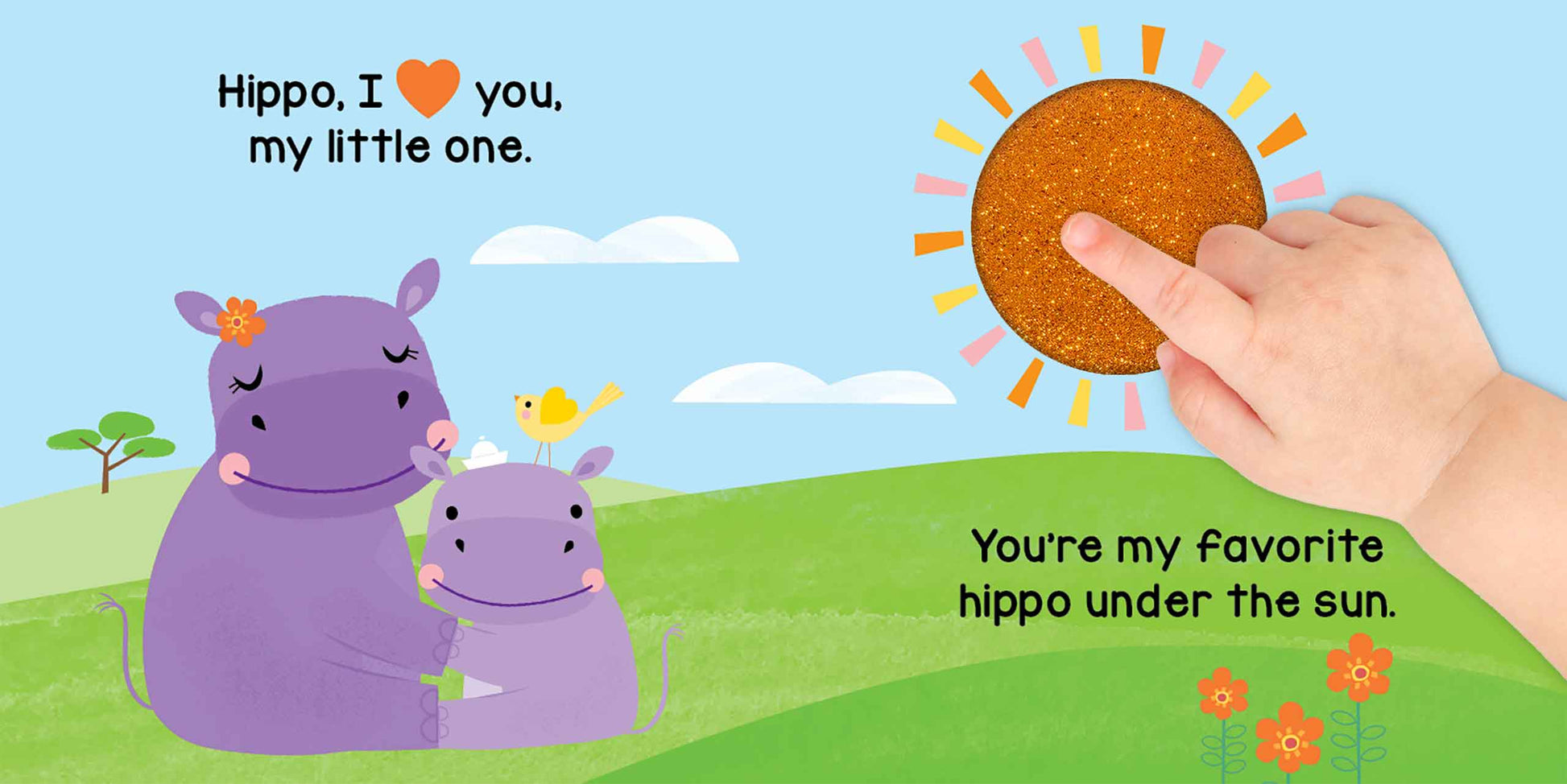 little hippo books hippo i heart you love touch and feel for toddlers
