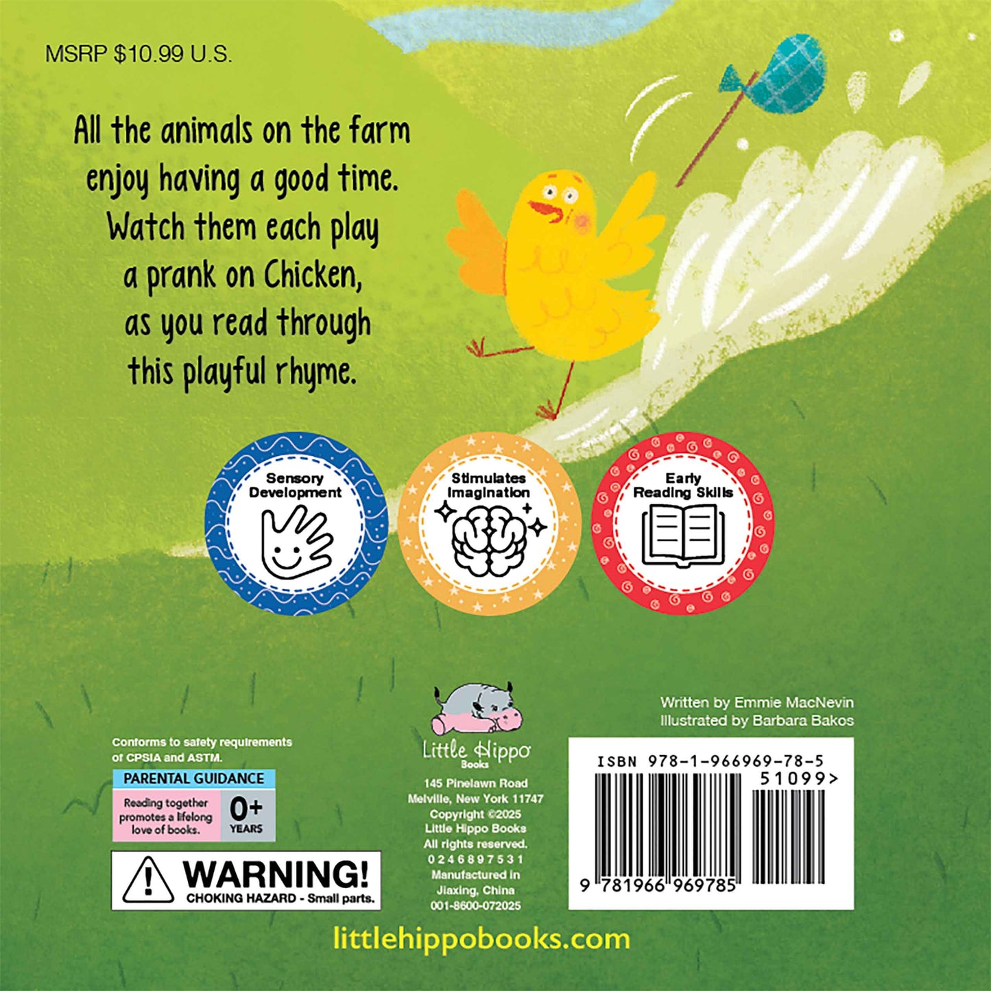 little hippo books funny farm days touch and feel for toddlers