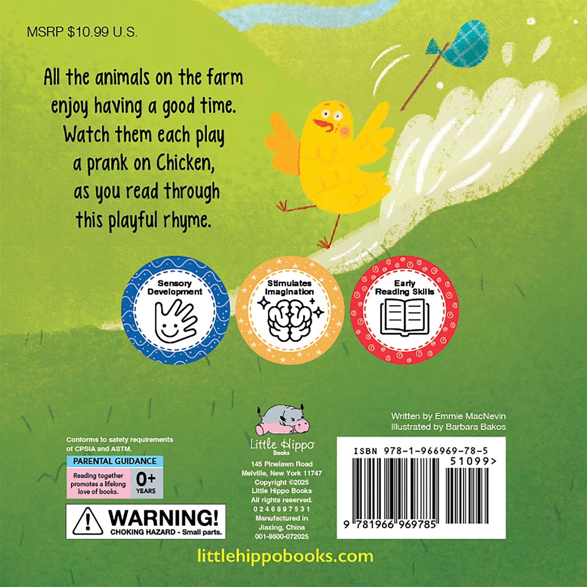 little hippo books funny farm days touch and feel for toddlers