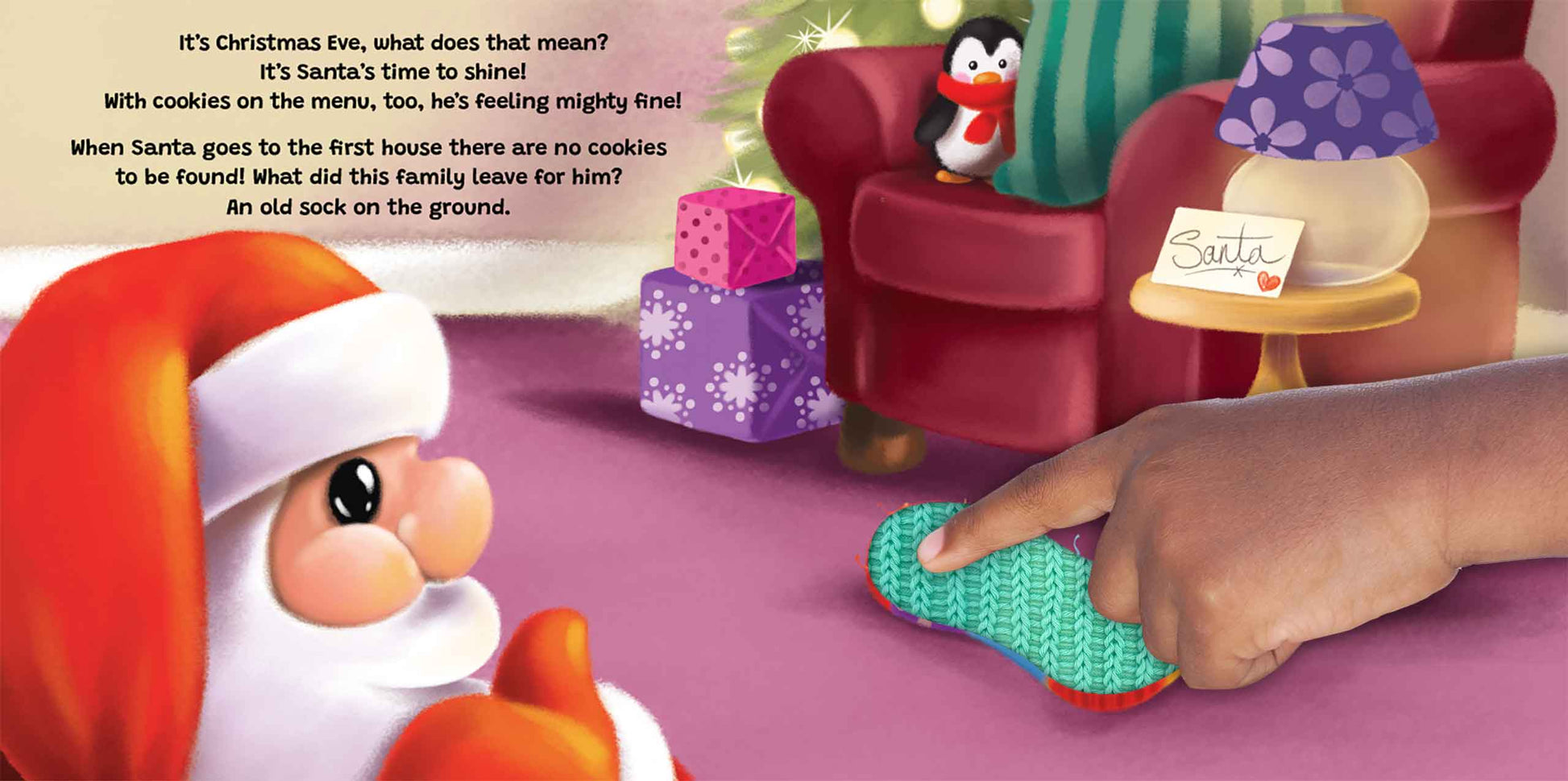 little hippo books santa clues Christmas touch and feel for toddlers