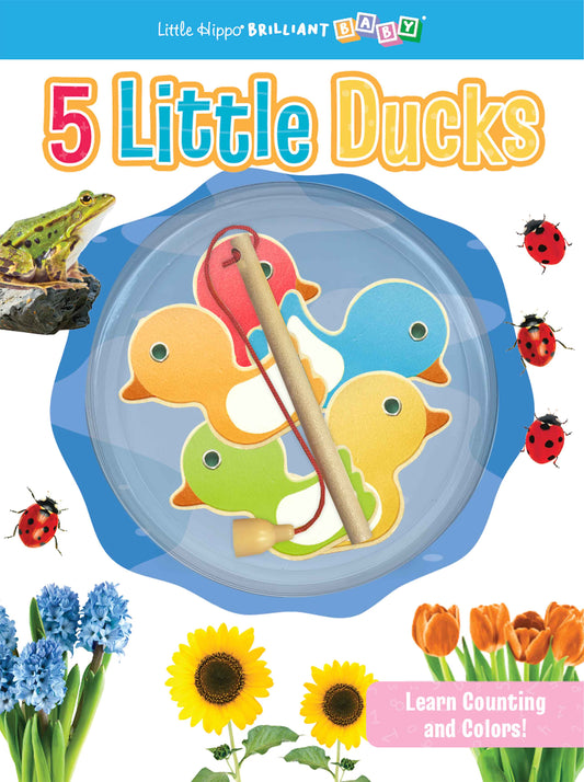little hippo books 5 little ducks book with fishing game for toddlers