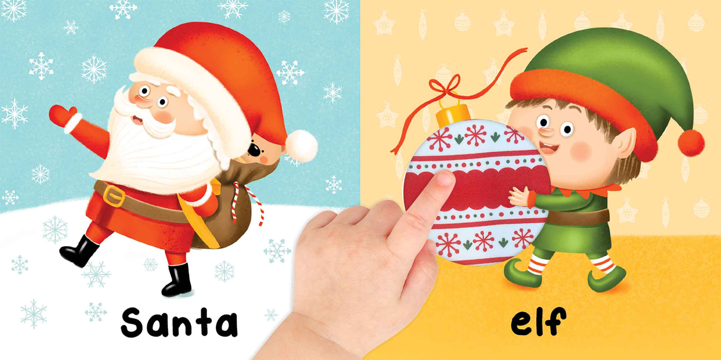 little hippo books brilliant baby christmas touch and feel for toddlers