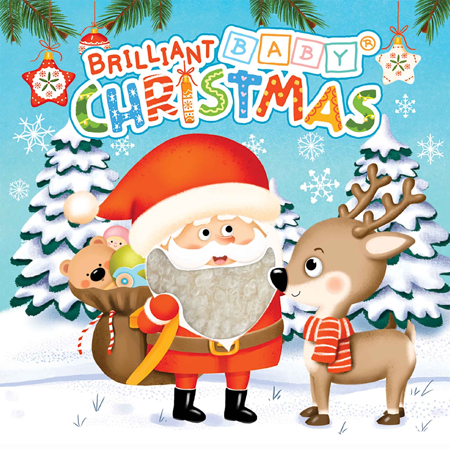 little hippo books brilliant baby christmas touch and feel for toddlers