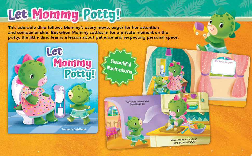 little hippo books let mommy potty for toddlers 