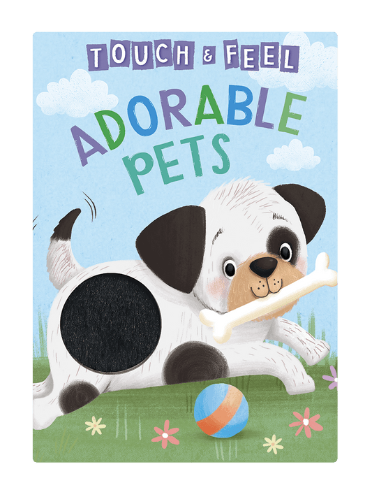 Little Hippo: Touch and Feel Adorable Pets Animals Board Book Children Tactile Learning