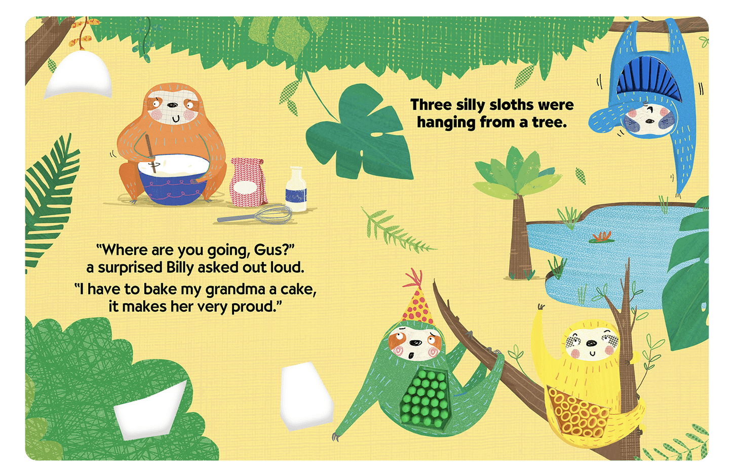 Little Hippo Books Five Silly Sloths