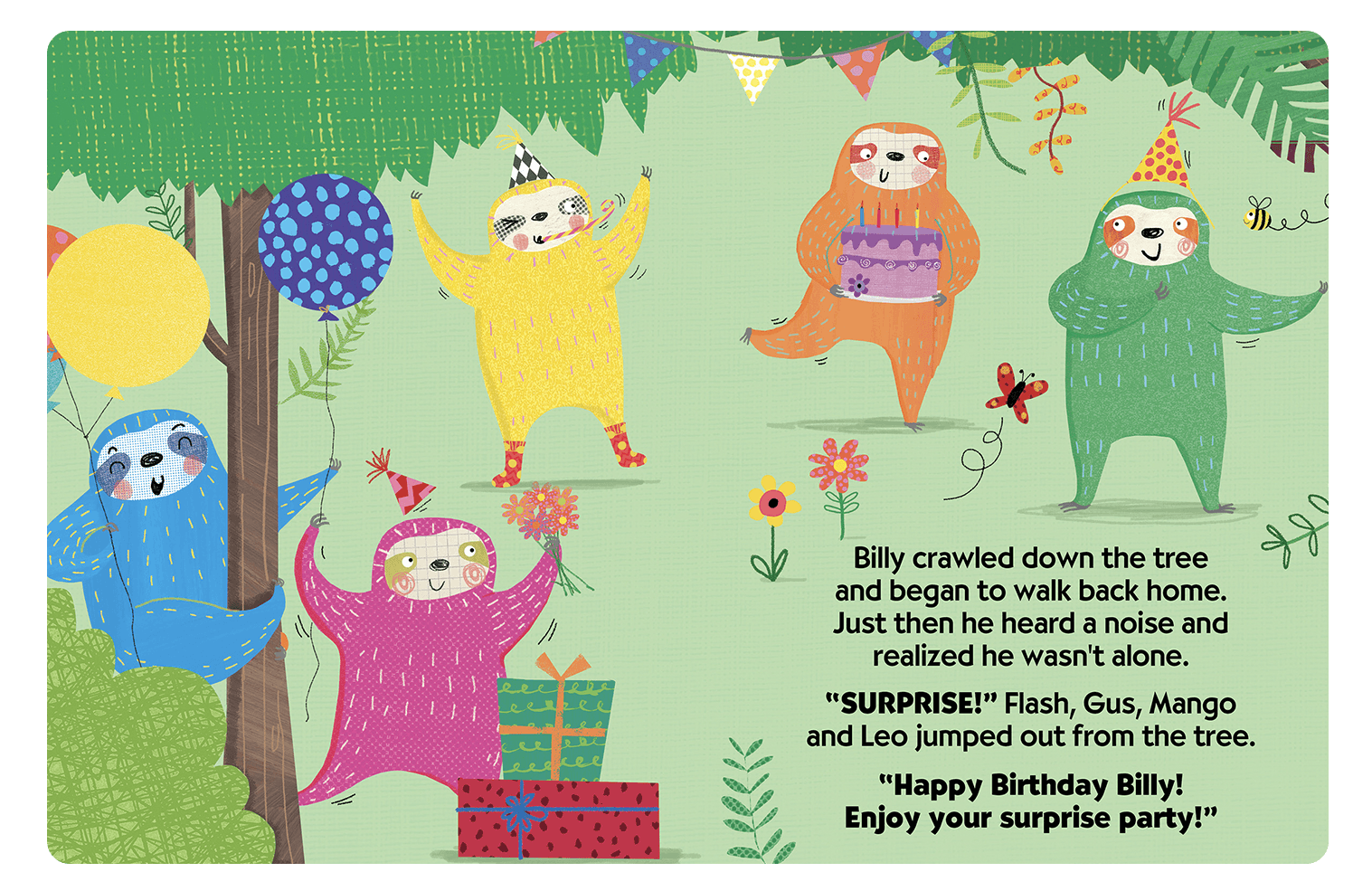 Little Hippo Books Five Silly Sloths