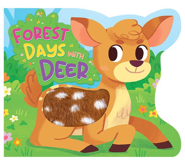 little hippo books touch and feel forest deer shaped storybook for toddlers