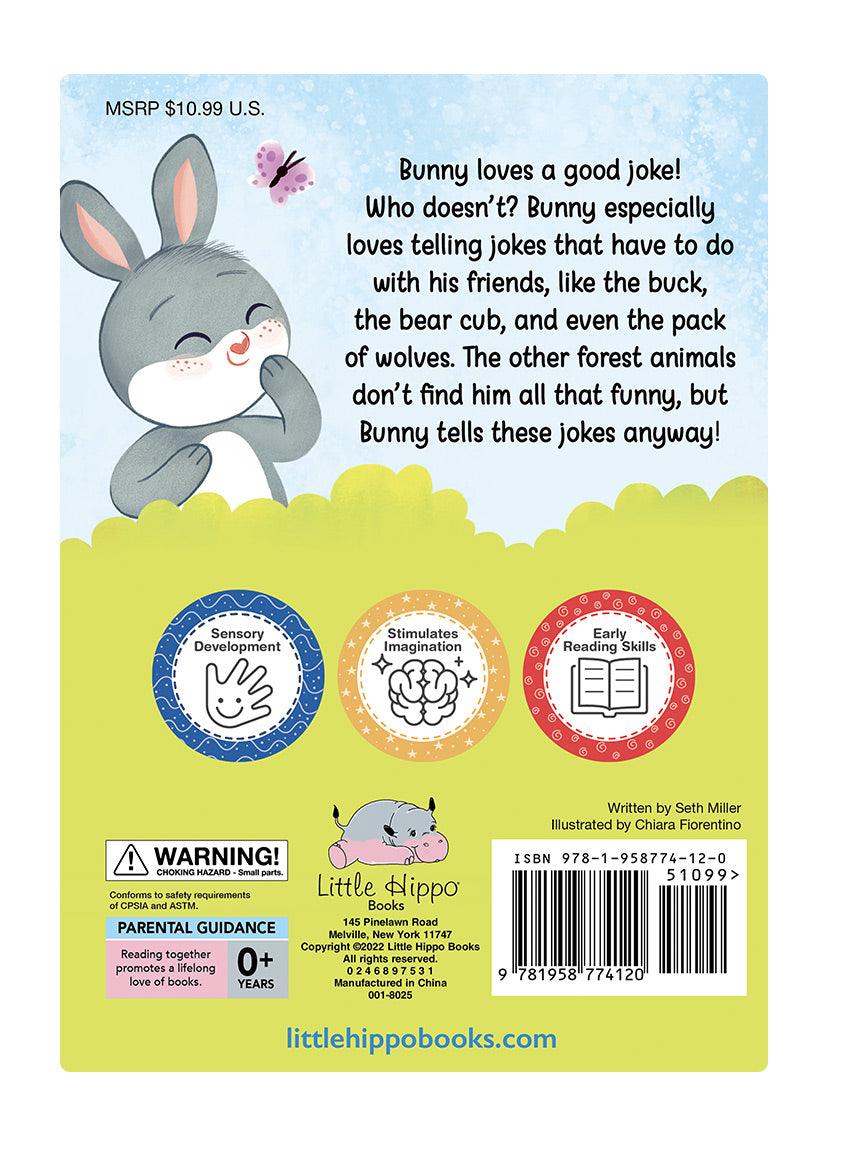 little hippo books touch and feel funny bunny joke easter forest storybook for toddlers