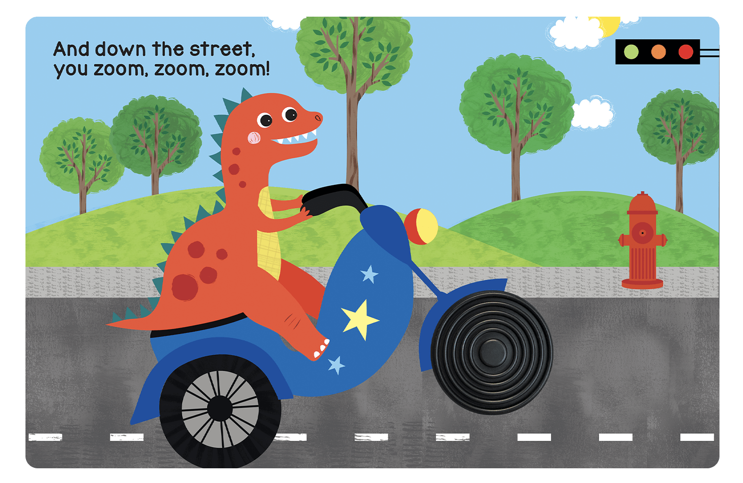 Go Go Go Dinosaur by Little Hippo Books