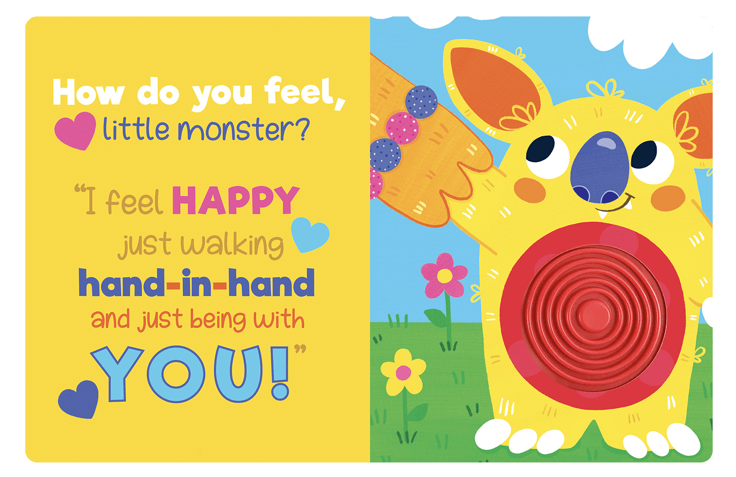 Little Hippo Books Silicone Touch and Feel Moody Monsters